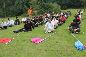 深圳先科電子公司暢游深圳九龍山生態(tài)園