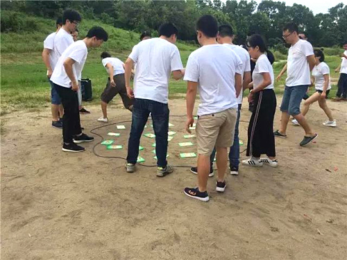 好掌柜公司來深圳九龍山生態(tài)園舉辦拓展訓練活動